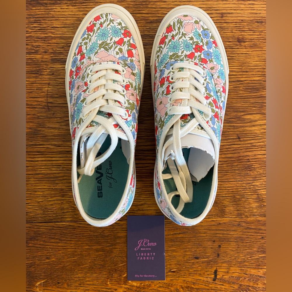 SeaVees for J. Crew Legend Sneaker with Liberty Fabric